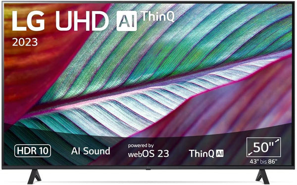 LG 50UR75006LK 127 Cm (50 Zoll) UHD Fernseher (Active HDR, 60 Hz, Smart TV) [Modelljahr 2023]