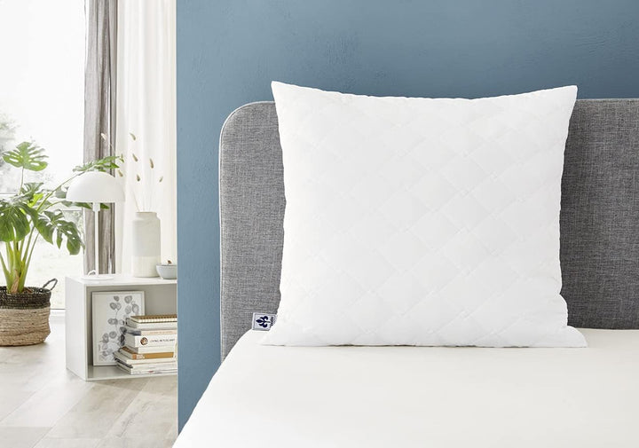 Perna Irisette Micro Thermo - Made in Germany - Pernă cu husă detașabilă din microfibră moale, 40 X 80 Cm, certificată Ã-ko-Tex