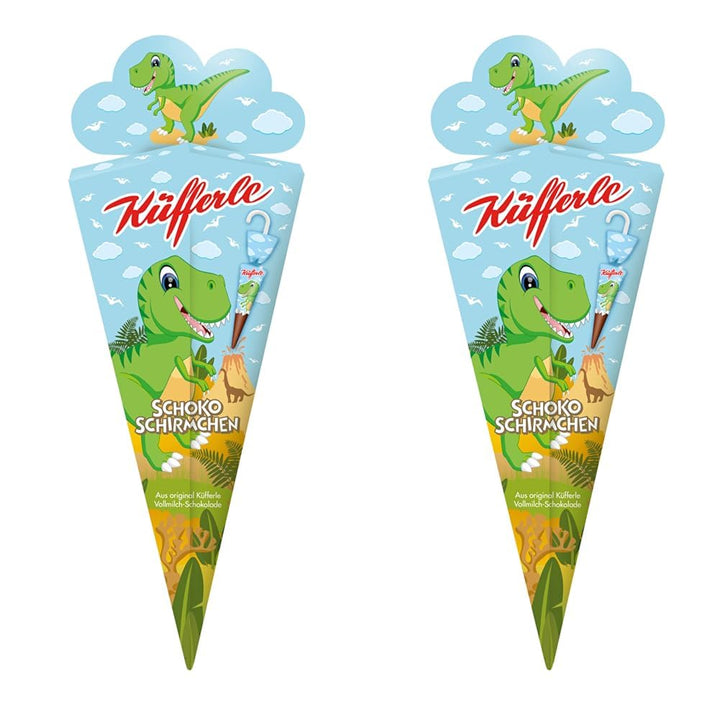Küfferle XXL Schokoschirmchen Dino 162G