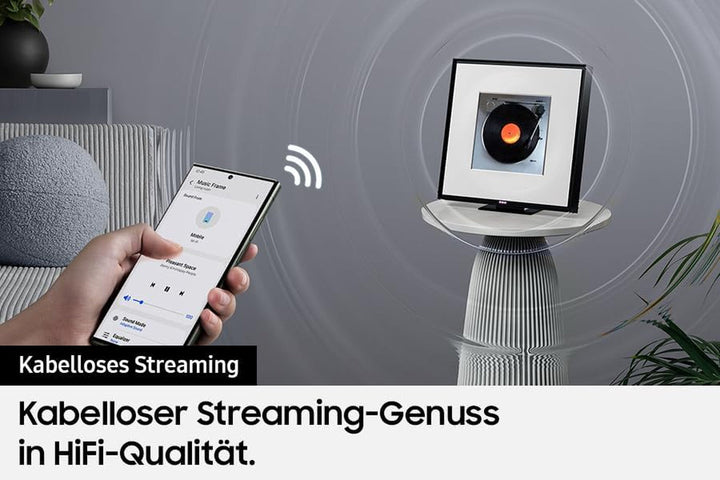 Samsung Music Frame HW-LS60D Soundbar Für Tv-Geräte, Music Frame Design Im Bilderrahmen-Stil, Bluetooth-Lautsprecher Mit Großem Sweet Spot, Kabelloses Streaming [2024]