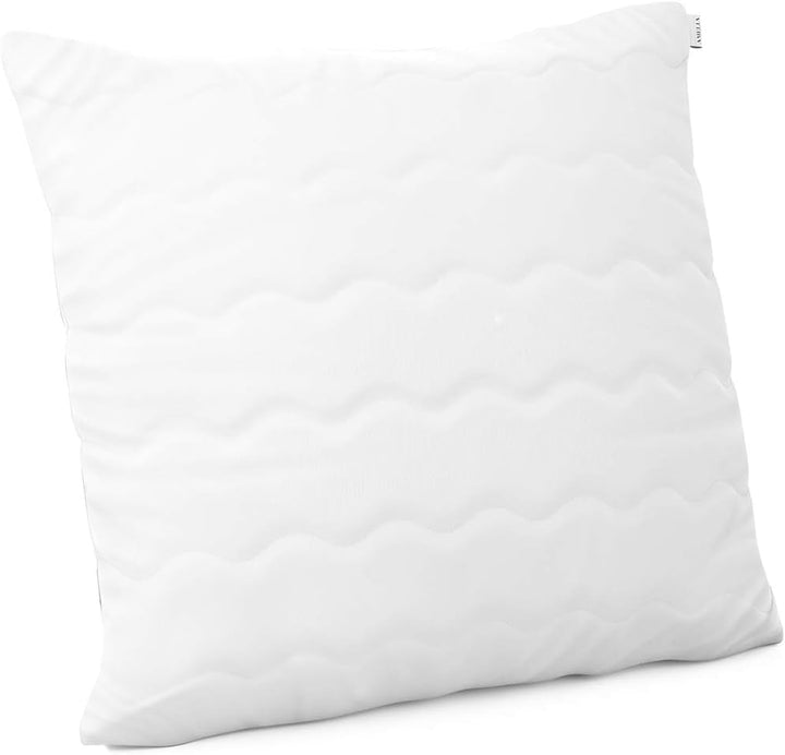 Ameliahome pernă 40X60 cm cu fermoar Quilting alb Reve