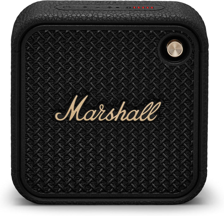 Marshall Willen II Difuzor Bluetooth, fără fir, peste 17+ ore de redare, IP67 rezistent la apă - negru și alamă