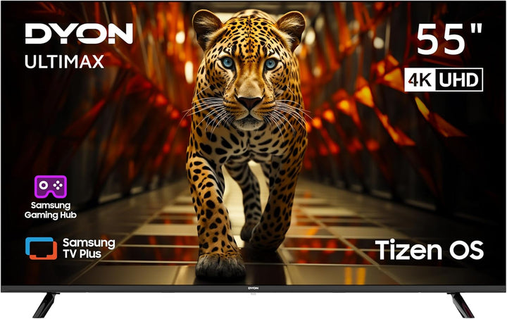 DYON ULTIMAX 24F-TI - 24 Zoll (60 Cm) Fernseher (1080P, Full-Hd Smart TV, Tizen OS, Triple Tuner (DVB-C/-S2/-T2), Samsung Smart & Gaming Hub, Prime Video, Netflix, Disney+) [2025]