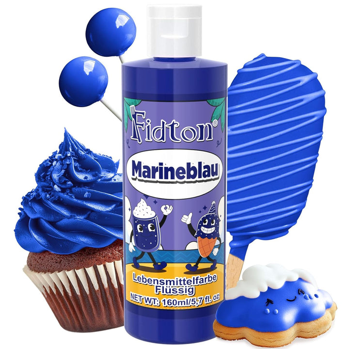 Lebensmittelfarbe Gel - Fidton 12 Farben Hochkonzentrierte Lebensmittelfarben, Food Coloring Set Für Lebensmittel Farben, Fondant, Essbare Tortendeko, Eier Färben, Backen, Glasur, Makronen - 6 Ml