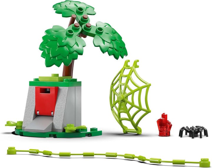 LEGO Marvel Action Fun With Spin And Electro In Their Dino Speedsters, Buildable Superhero Car For Boys And Girls From 4 Years, Hero Set With Toy Car, Spidey And His Super Friends 11198