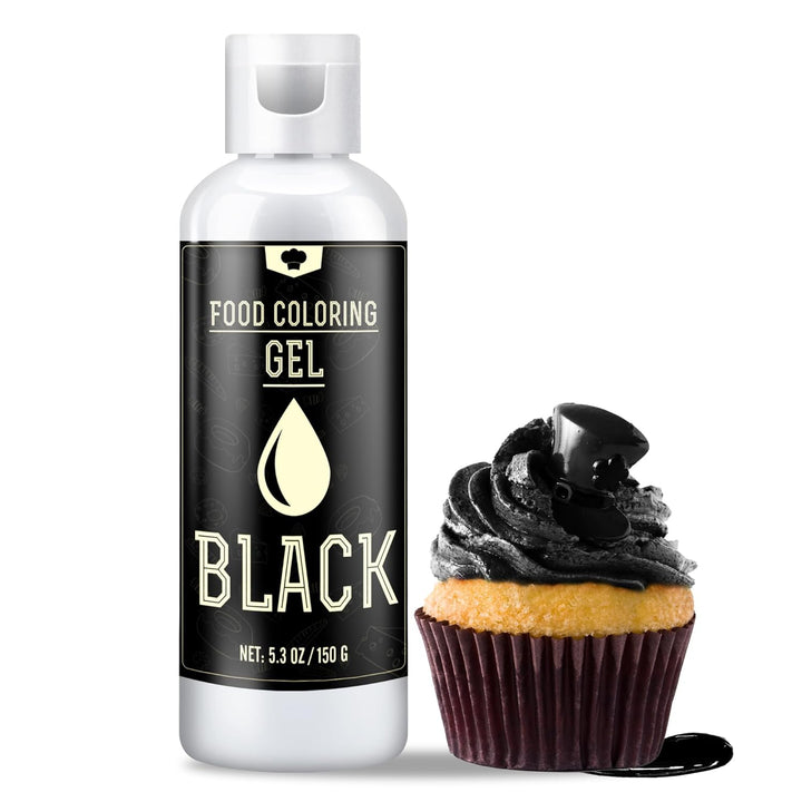 Lebensmittelfarbe Gel - 150G Konzentrierte Gel Lebensmittel Farben Zum Backen, Kuchen Dekorieren, Kekse Und Macaron - Zuckerfrei Food Coloring Für Getränken, Osterei, DIY Seifen Und Basteln (Weiß)