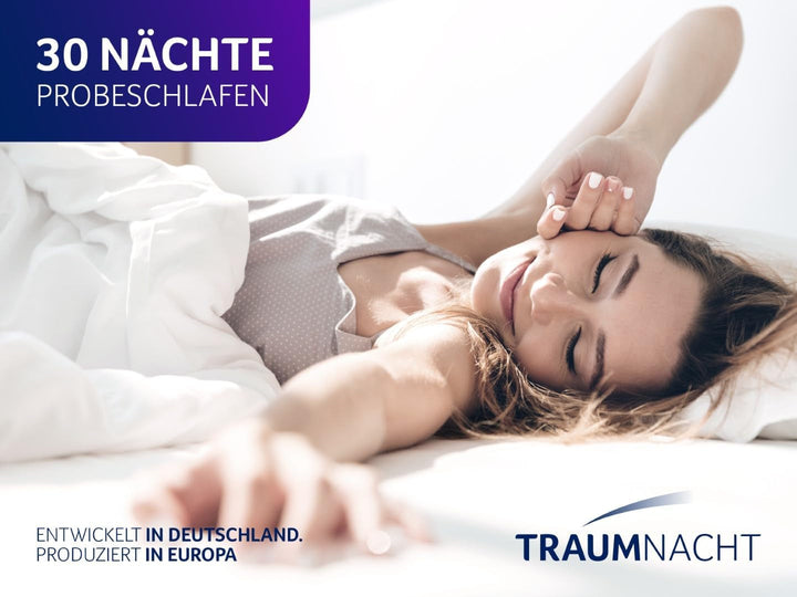 Pernă Traumnacht aloe vera cu husă confortabilă din microfibră moale catifelată, 40X80 cm, certificată Oeko-Tex, produsă în conformitate cu standardul de calitate german