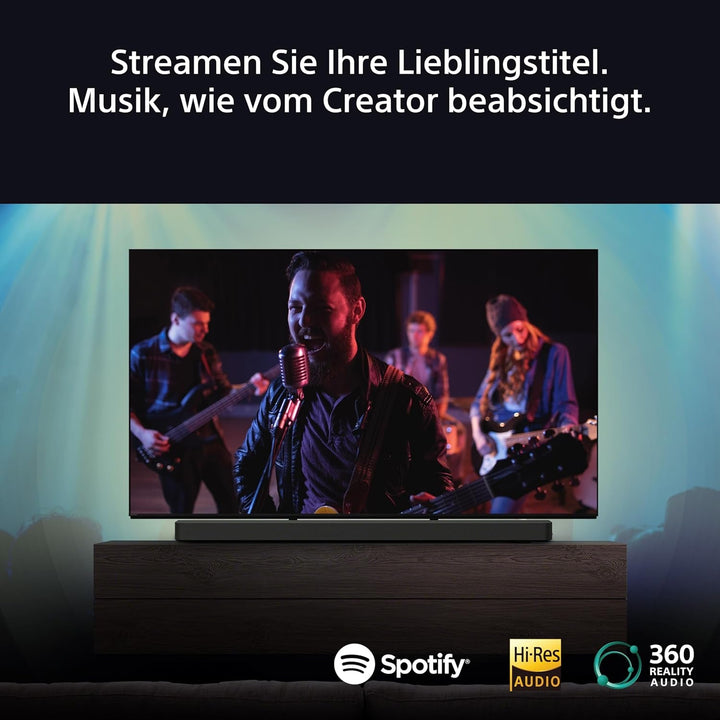 Sony BRAVIA Theatre Bar 8 Dolby Atmos Soundbar Für Fernseher, 11 Lautsprecher, Wifi, Bluetooth, 360 Spatial Sound Mapping, Modell 2024