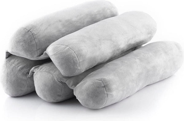 Innovagoods® Pernă ergonomică multifuncțională cu tub cu 5 module, pliabilă, robustă și durabilă, design catifelat, material bumbac/Pp, ideală pentru birou, casă, teleworking, mașină.