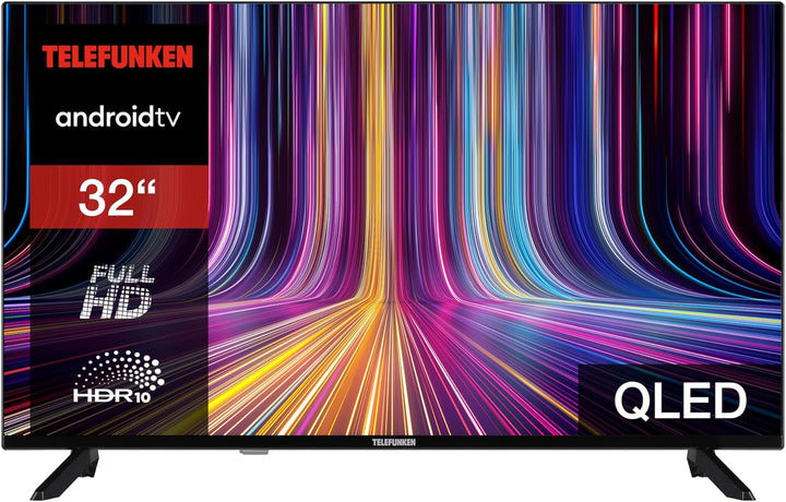 Telefunken Android TV 40 Zoll Fernseher (Full HD Smart TV, HDR, Triple-Tuner, Bluetooth) XF40AN750M, Schwarz
