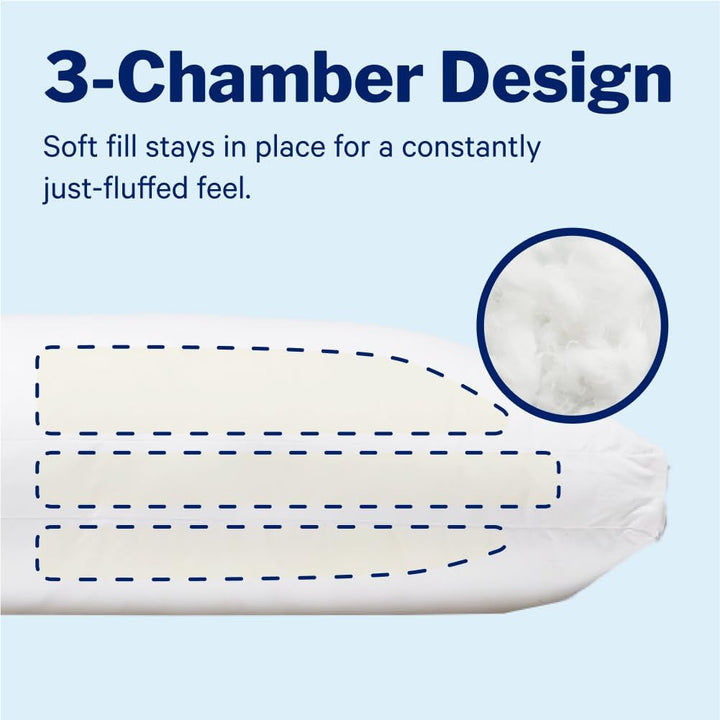 Pernă Casper Sleep Essential pentru dormit, King, alb